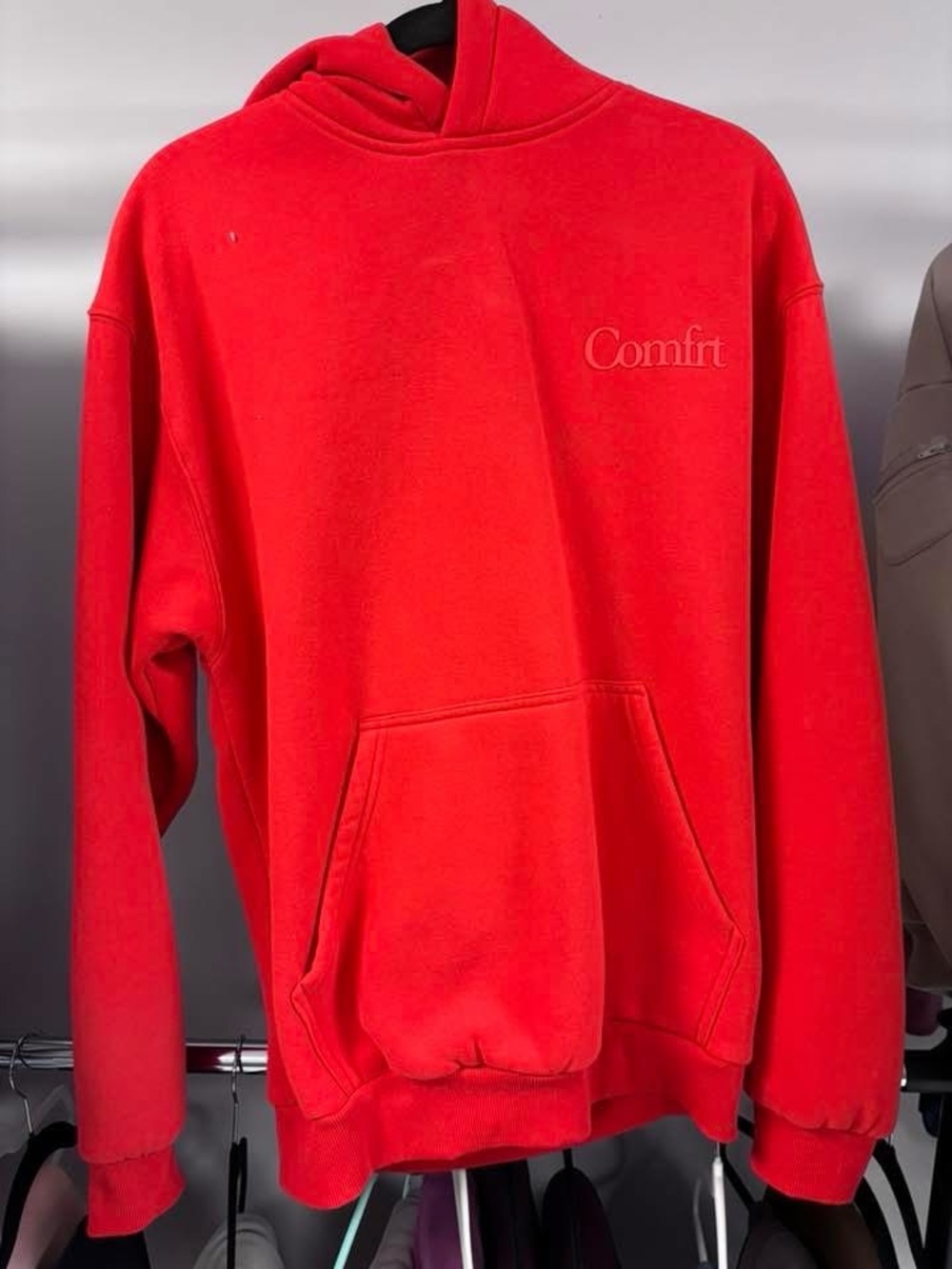 Comfrt Women's Crimson Hoodie Sweatshirt